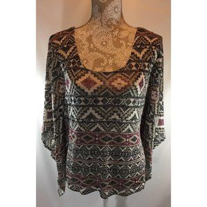 No‎ Comment Sweater Poncho Top Junior Size M